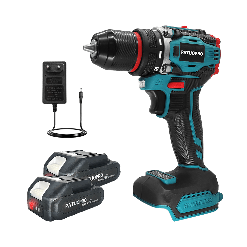 Makita Drill Ddf484 - PATUOPRO 무선 브러시리스 전기 드릴 스크루드라이버,